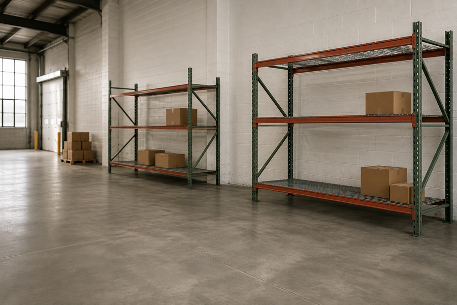 Warehouse associate packing a shipment